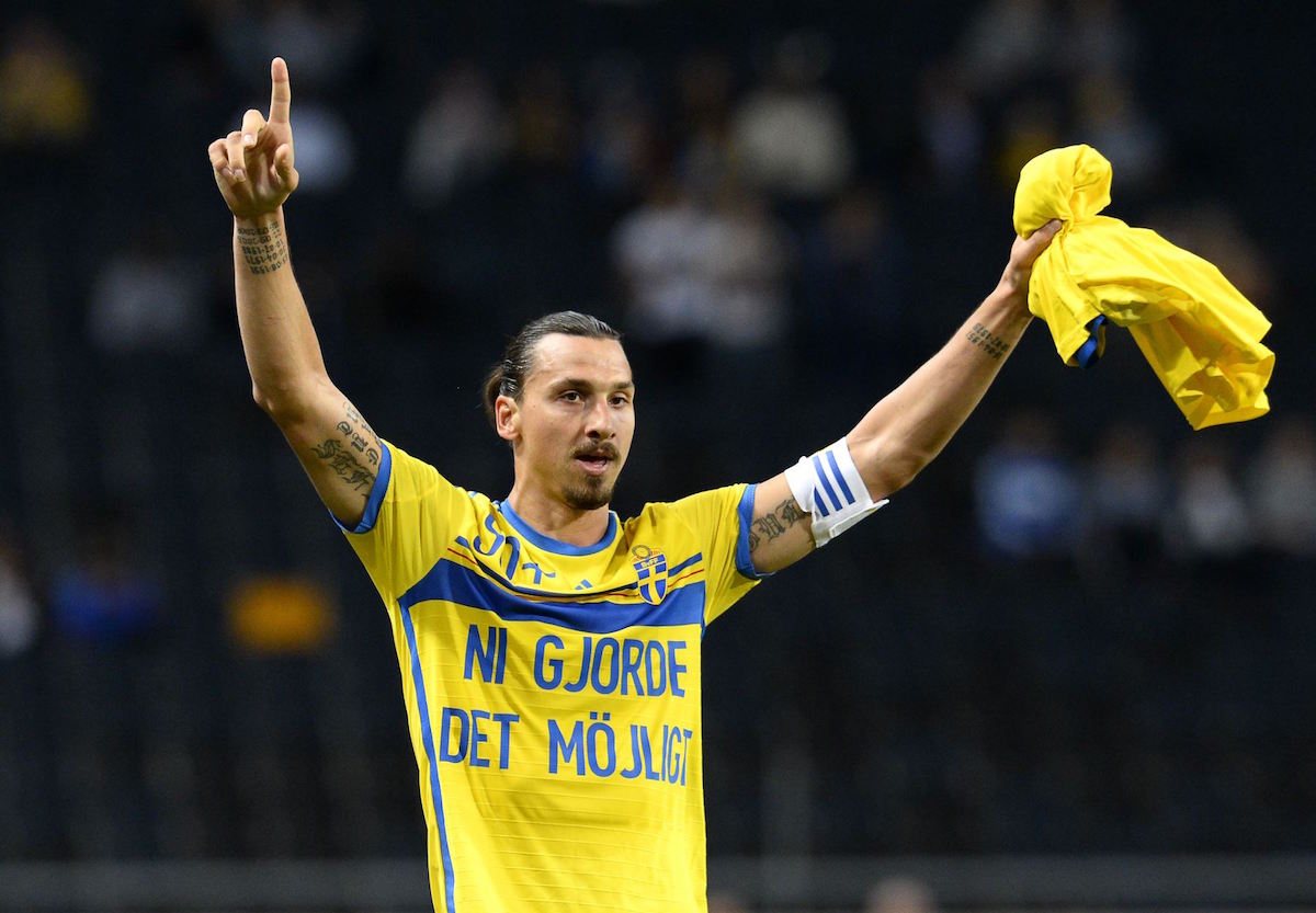 Zlatan quiere hacer historia en la que probablemente será su última participación con Suecia. Foto: Especial