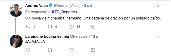 Twitter de Televisa Deportes publica "Me pusieron los cuernos"