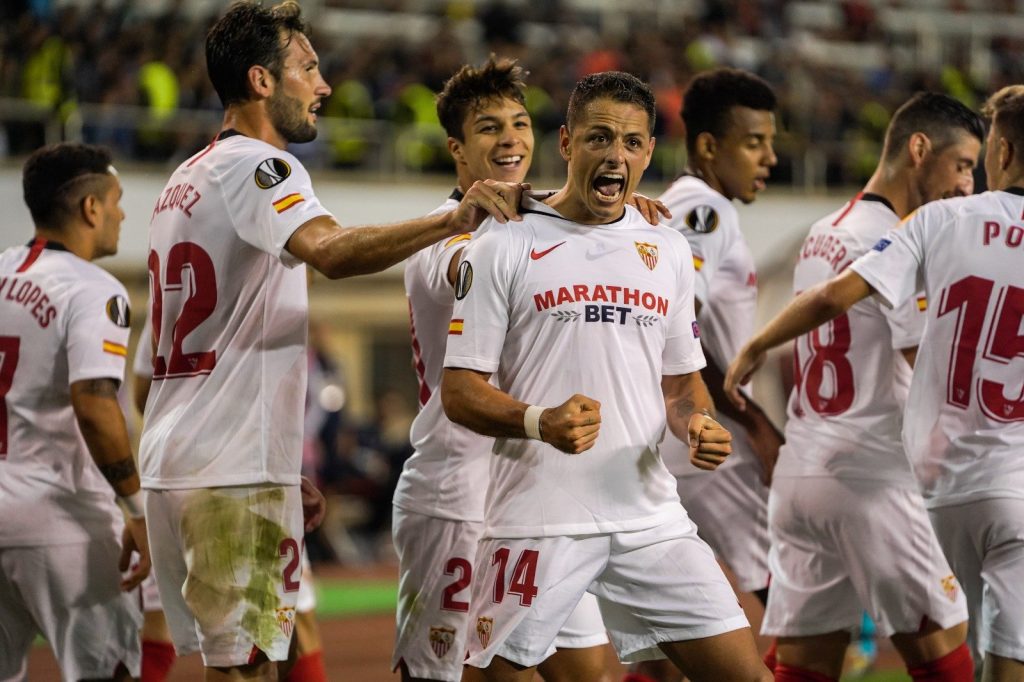 Chicharito gol Sevilla
