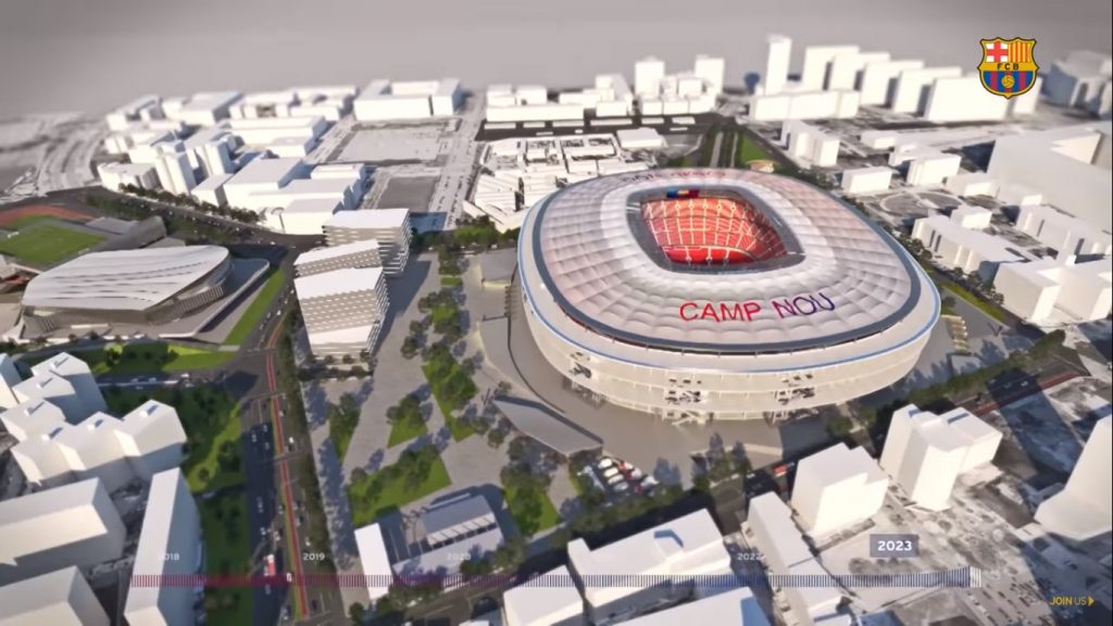 Así Lucirá El Camp Nou En 2024 Estadio Deportes