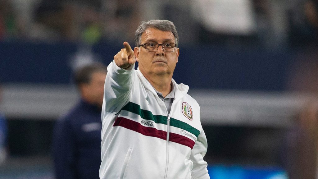 Gerardo Martino en su etapa como técnico de Selección Mexicana