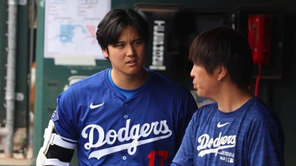 Shohei Ohtani con su traductor Ippei Mizahuara, señalado por apuestas | @Dodgers