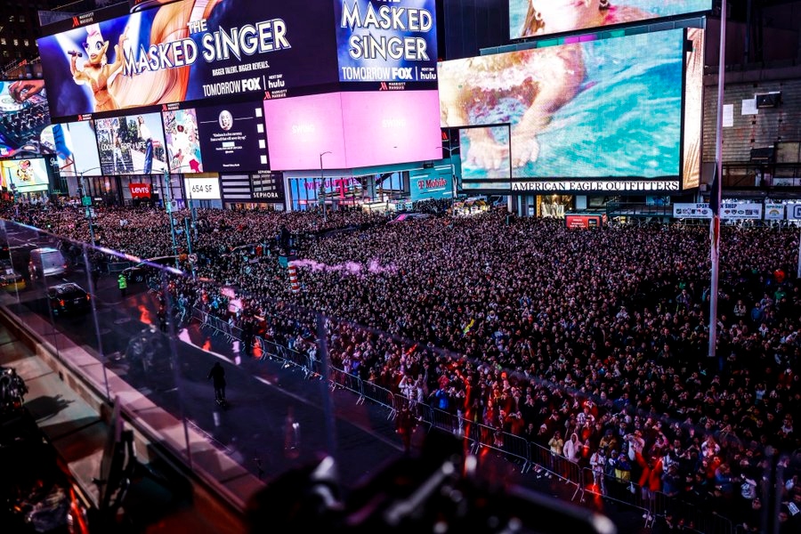 Shakira en el concierto de Times Square | X @shakira
