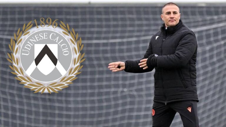 Fabio Cannavaro, nuevo entrenador del Udinese hasta final de temporada