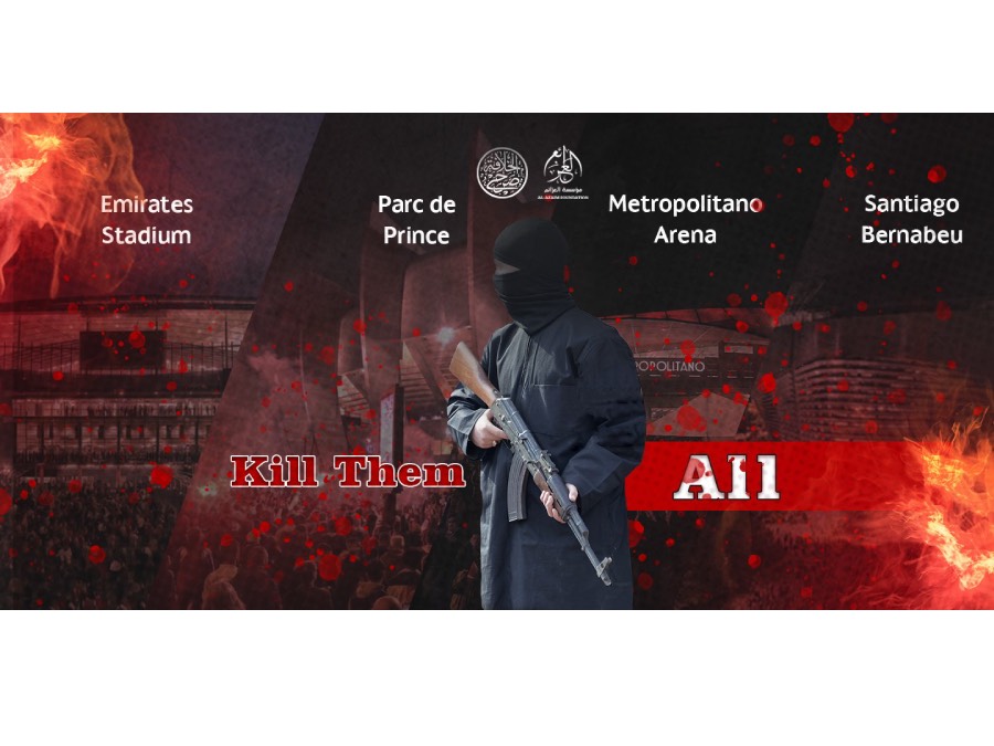 La imagen con la que el Estado Islámico lanzó la amenaza | X @partidazocope