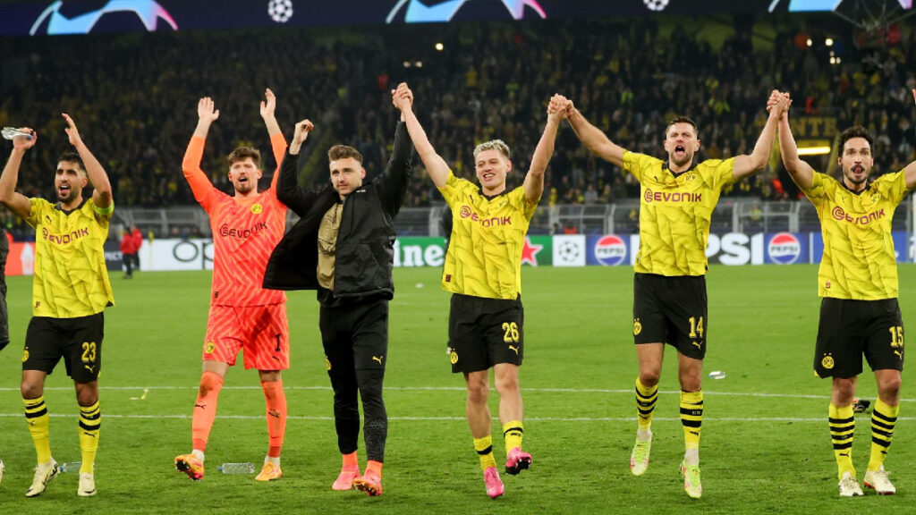 El Dortmund es ya uno de los cuatro mejores equipos de Europa en la temporada 2023-2024. FOTO:EFE