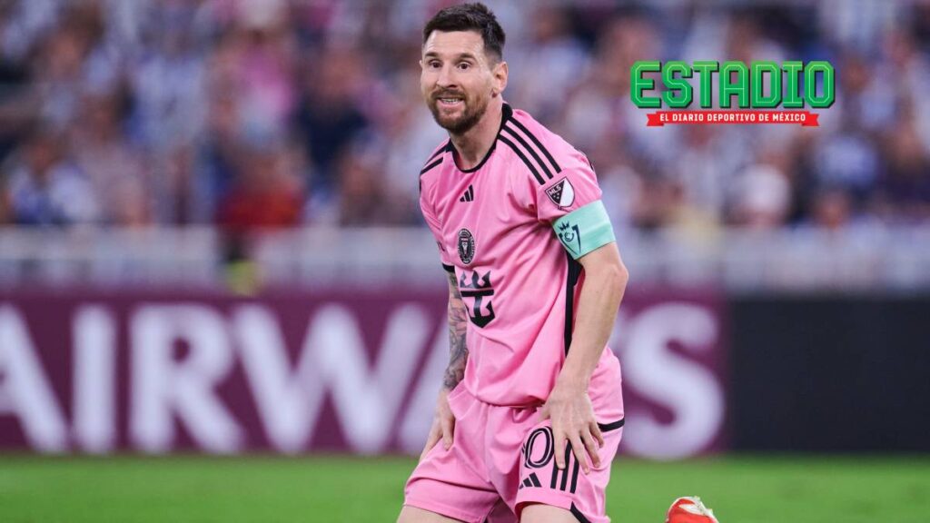 Leo Messi tras el partido contra Monterrey