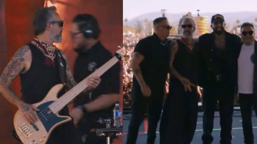 Molotov y Carin León cantaron 'frijolero' en el festival Coachella