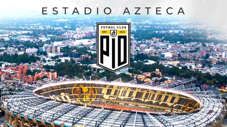 Pio FC jugará un amistoso ante Peluche Caligari en el Estadio Azteca | X: @PIO_FC