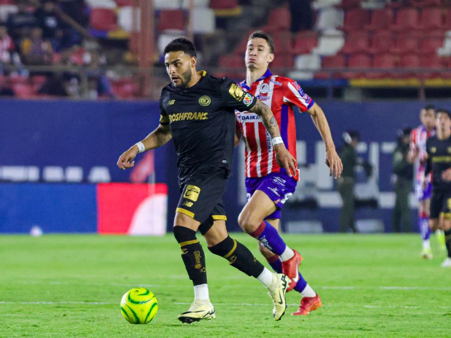 Alexis Vega anotó un gol durante el Atlético de San Luis vs Toluca