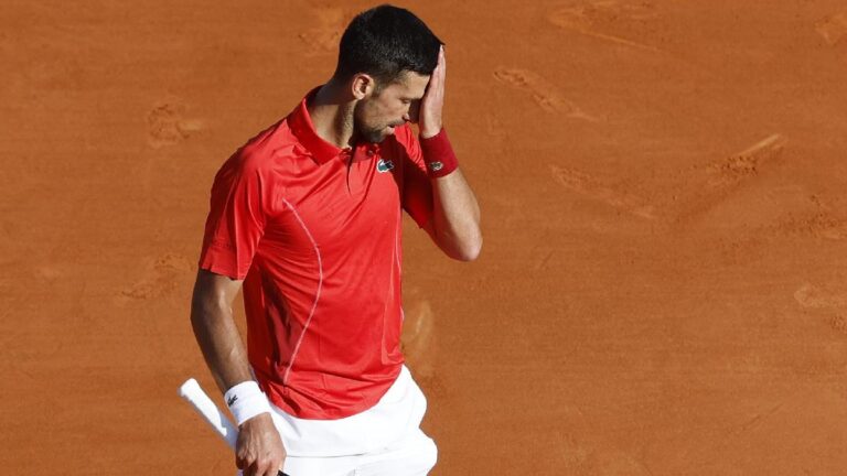 Novak Djokovic cayó por primera vez ante Casper Ruud