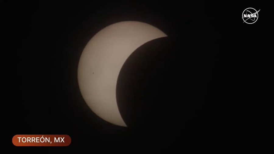 Eclipse desde Coahuila | X @SkyAlertMx