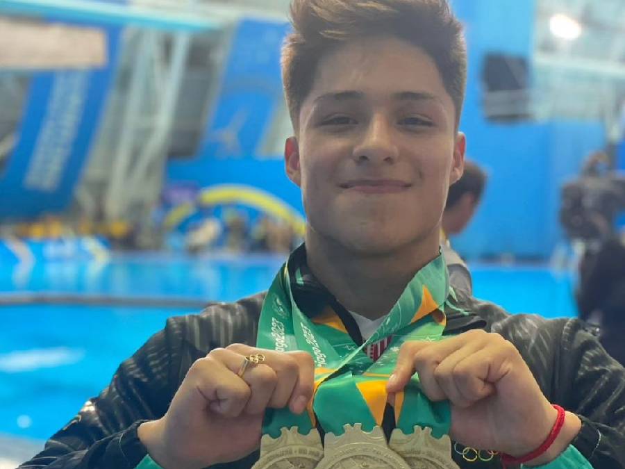 Osmar Olvera participó en los últimos Juegos Panamericanos y ganó 3 medallas l Instagram @osmarolvera