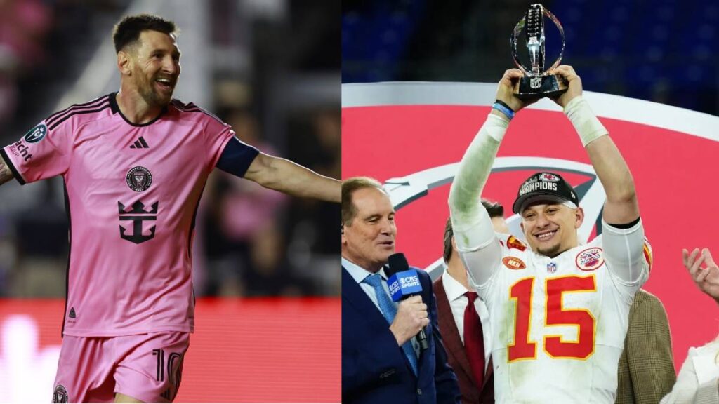 Tanto Messi como Mahomes son dos ídolos del deporte actual l MEXSPORT y EFE