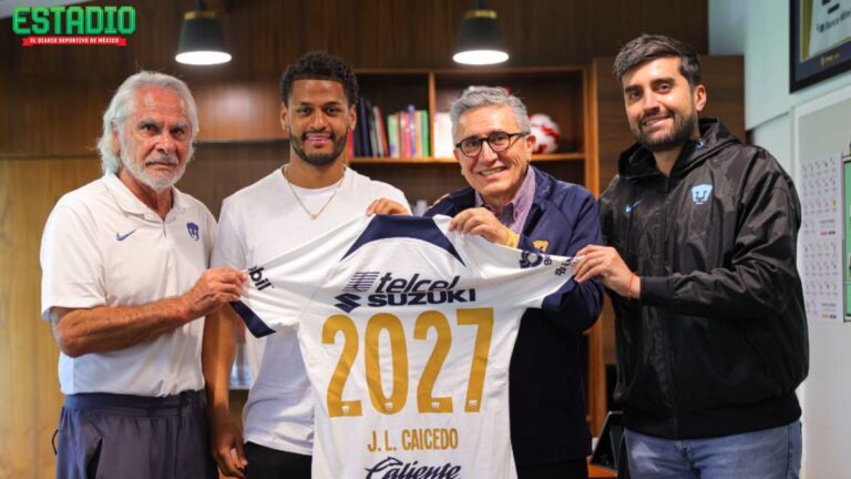 Pumas renovó a José Luis Caicedo