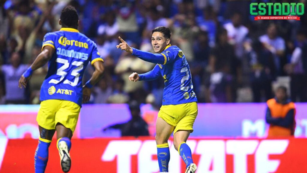 Salvador Reyes le dio la victoria al Club América ante el Puebla