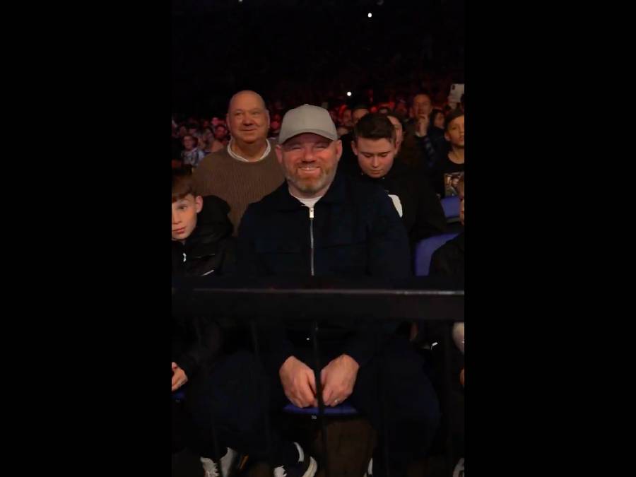 Captura de pantalla de Rooney en el evento l X @DMcIntyreWWE