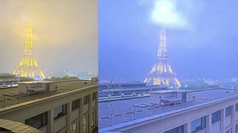 VIDEO: Rayo en Torre Eiffel mató a una mujer de 57 años